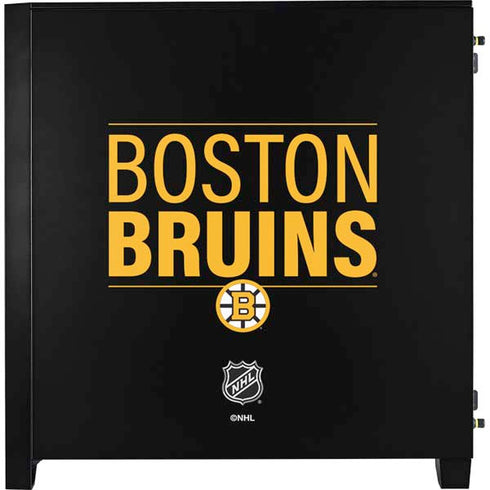 NHL Boston Bruins Lineup Corsair 4000D Tempered Glass Mid-Tower ATX Case Skin